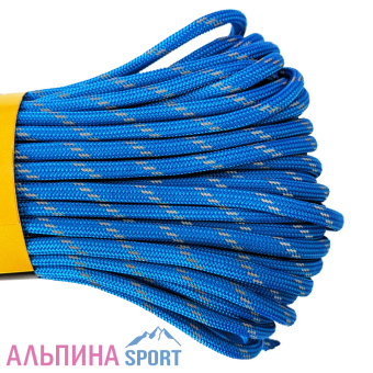 Паракорд З2пр. ПА d 4мм светоотражающий Синий_v02