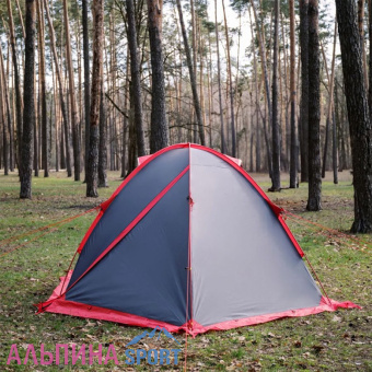 Палатка Tramp Rock 4 V2 серый_v04