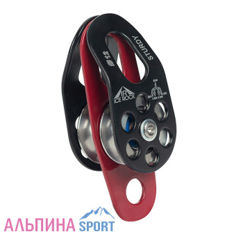 0406-1 IR Блок- ролик Sturdy двойной стальной с подшипником, ролик нерж_1