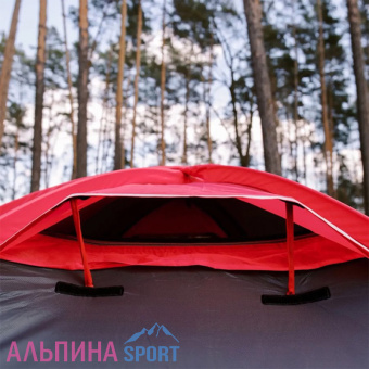 Палатка Tramp Rock 4 V2 серый_v07