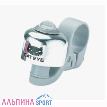 Звонок Cateye, ударный, серебр