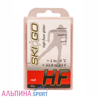 Парафин Ski Go HF red 63016 15 45г