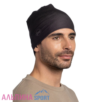 Шапка-Buff-Ecostretch-Solid-Black1