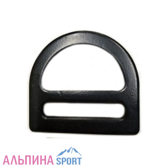 Пряжка Вертикаль Большая коуш стальная черная