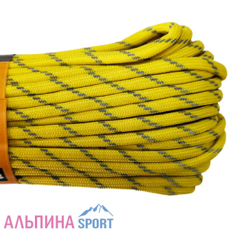 Паракорд З2пр. ПА d 4мм светоотражающий Желтый_v02