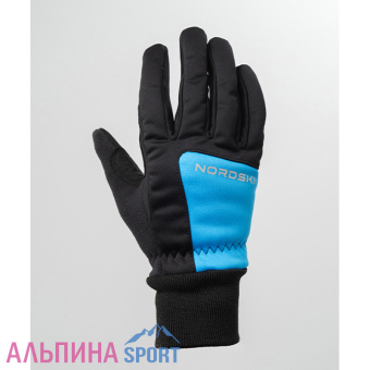 Перчатки-Nordski-Arctic-Black-Blue