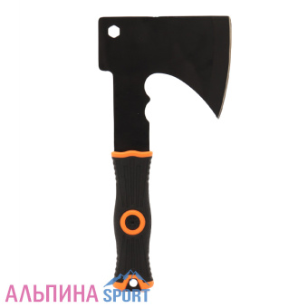 Топор туристический СЛЕДОПЫТ 240-130-85 мм 350 гр. прорезиненная ручка, в чехле_v02